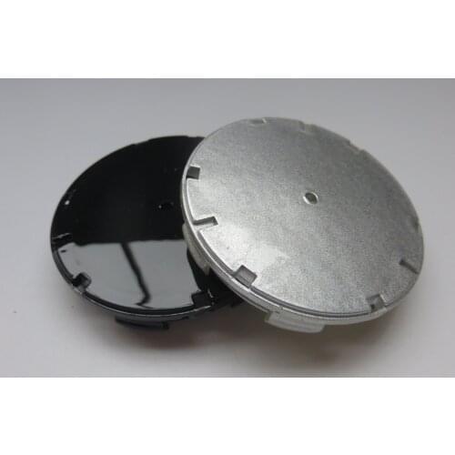 100pcs 60MM FOR B enz wheel cover matte silver for car badge, high-quality silver plastic cover modified wheel cover car badge