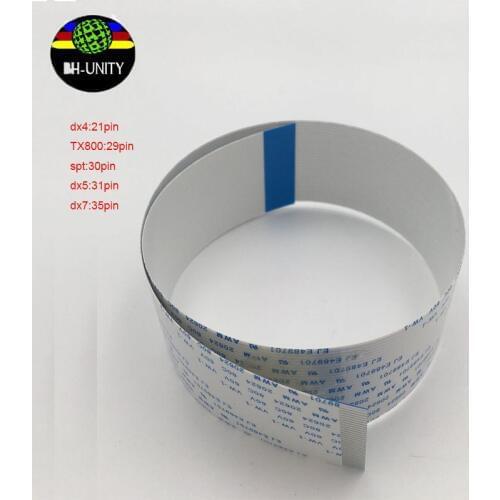 5pcs 21 pin head date cable for large format solvent printer like mutoh infiniti mimaki jv3 jv4 printer head cable