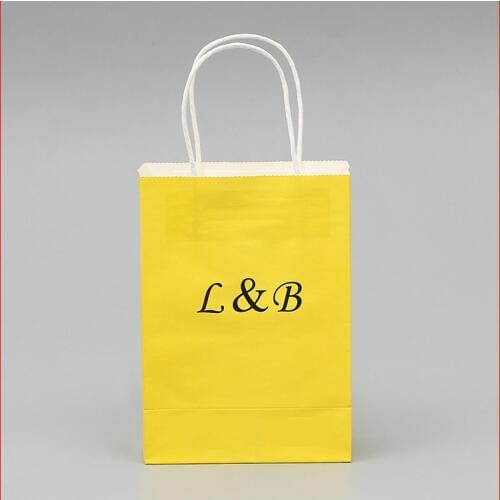500pcs/lot) custom logo paper bag gift