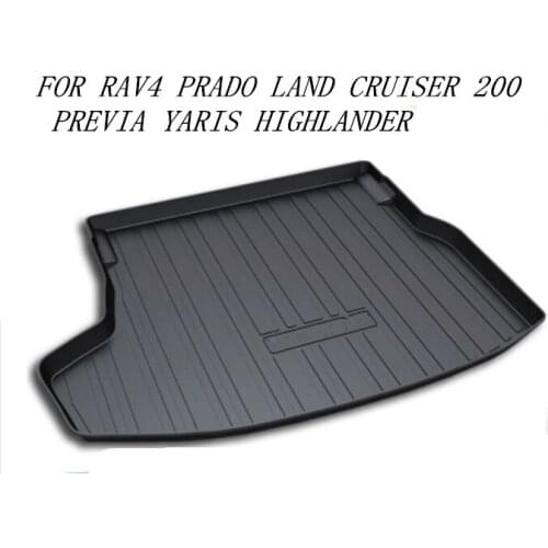 5D Rear Trunk Tray Liner Cargo Pad Mats 100% Fit For RAV4 PRADO LAND CRUISER 200 PREVIA YARIS HIGHLANDER