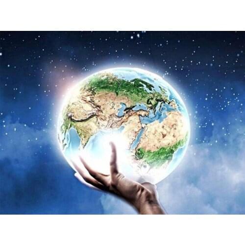 5D DIY Diamond Painting Space Planet Landscape Cross Stitch Kit Mosaic Embroidery Full Square Drill Home Decoration Gift