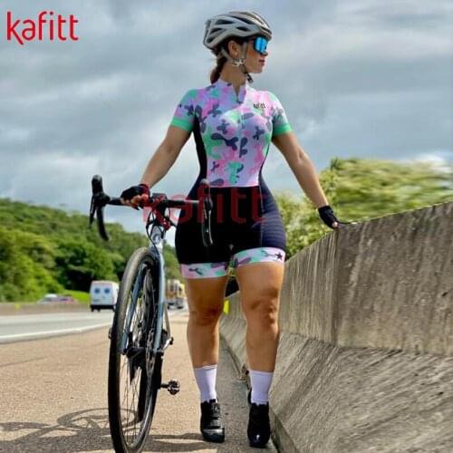 Cafete New Womens Triathlon Sportswear Cycling Racing Suit Professional Cycling Wear Summer Breathable Shirt Suit