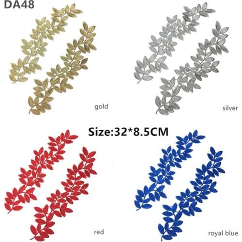 CHICKNIT 5pair gold silver new New Guipure lace Embroidery applique accessories DIY lace collar lace DIY sewing fabric DA48