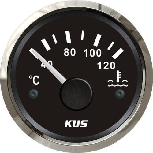 1pc Auto Device Water Temperature Gauges 52mm Pointer Water Temp Meters 12v / 24v Fit for Auto or Boat Motorcycle Truck Yacht