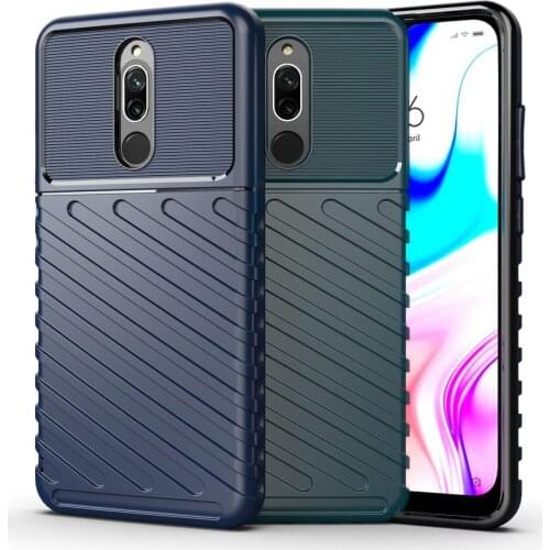 For Xiaomi Redmi 8 8A case Rubber Shield protective back cover for Xiaomi Redmi Note 8 Pro Note8 8T Note 7 7S fundas