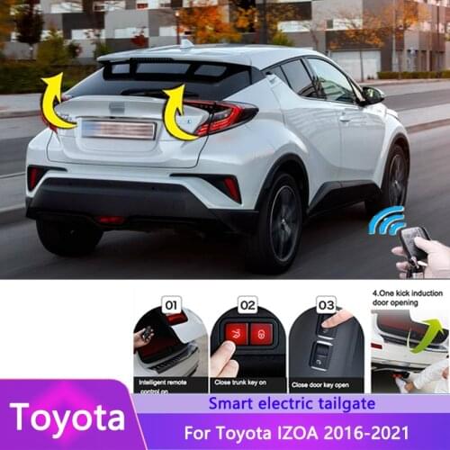 Electric Tailgate For Toyota IZOA 2016-2021 Power Trunk Lift Electric Hatch Tail Gate Auto Rear Door Tail Box Intelligent