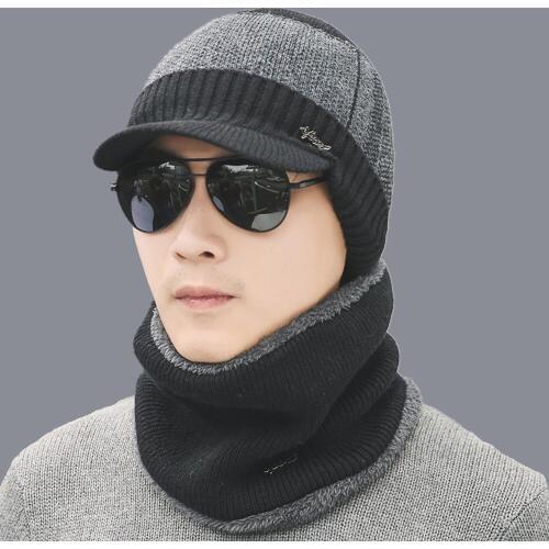 Hot inter Hats Skullies Beanies Hat Winter Beanies For Men Women Wool Scarf Caps Balaclava Mask Gorras Bonnet Knitted Hat