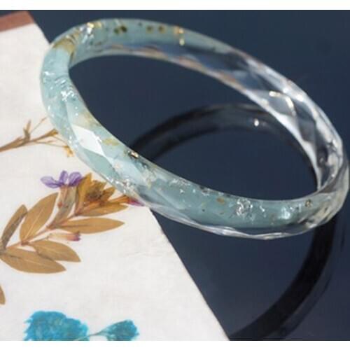 Jewelry Making Tools Transparent Silicone Mold For DIY Resin Bracelet Jewelry Epoxy Resin Molds