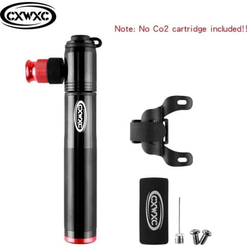 CO2 Inflator Hand Pump For Bike Combo Bicycle Pumps Mini Portable Bike Pump Valve Adapter Ball Air Inflator Cycling Bicycle Pump