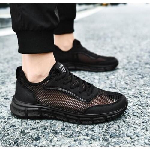 New Big Size Summer/Spring Men Sneakers Fashion Men Casual Shoes Comfortable Mesh Mens Shoes Outdoor Lightweight Walking Shoes