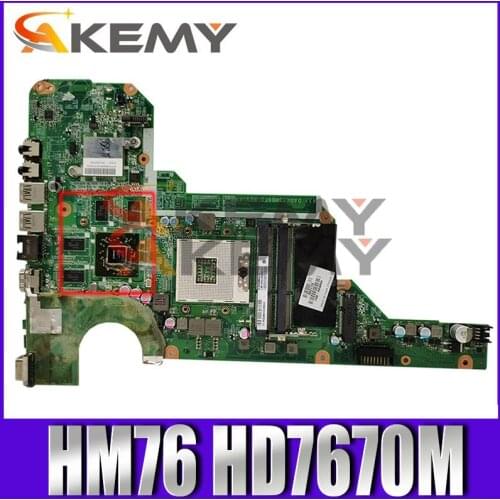 DA0R33MB6F0 Laptop Motherboard For hp G4 G6-2000 mainboard 680570-001 680570-501 DA0R33MB6E0 HM76 HD7670M/2G 100% fully tested