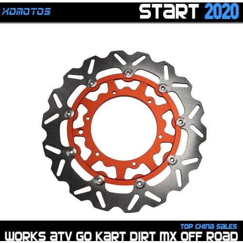 Motorcycle 320MM Floating Brake Good Quality Polish Rotor Perfect Stainless Steel Carrier For KTM 125-530 SX XC EXC XCW 98-20