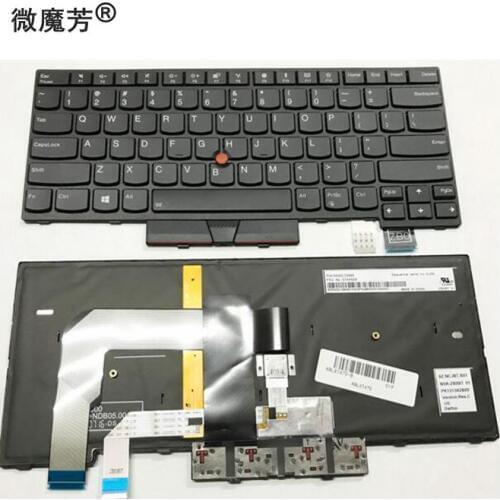 NEW Keyboard for Thinkpad T470 T480 US laptop keyboard backlight