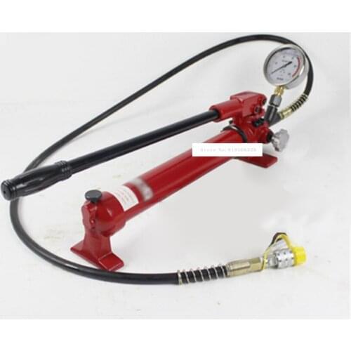 New CP-700 Manual Hydraulic Pump High Pressure Hydraulic Pump 700/10000 (kg / cm2 / psi) 900cc Standard With Table Configuration