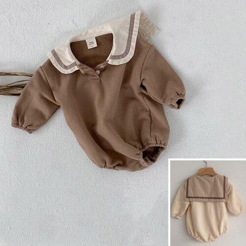 Autumn mens and womens childrens wear navy style long sleeve fart wrapped one-piece ha clothes climbing clothes