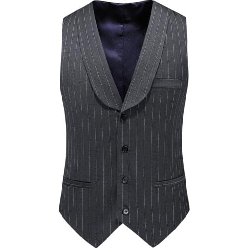 Dress Vests for Men Slim Fit Casual Waistcoat Mens Suit Vests Solid Color Sleeveless Formal Business Jacket Vests Men Plus Size