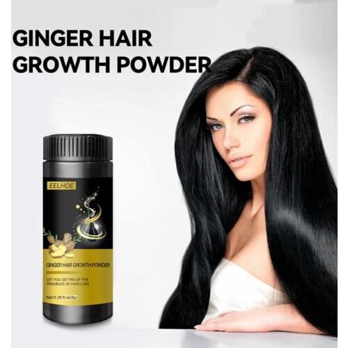 EELHOE Ginger Hair Growth Powder Hair Fibers Hair Fluffy Shadow Powder Hair Loss Building Hairline Repair Optimizer Styling Tool