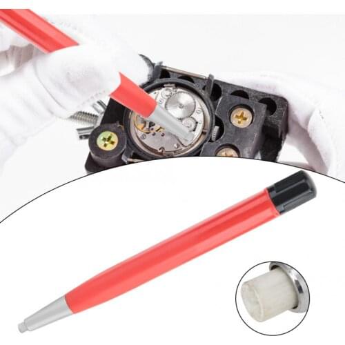 Practical Watch Rust Removal Brush Pen Glass Fiber / Brass / Steel Clean Scratch Polishing Tool Watch Parts Repair Tool New