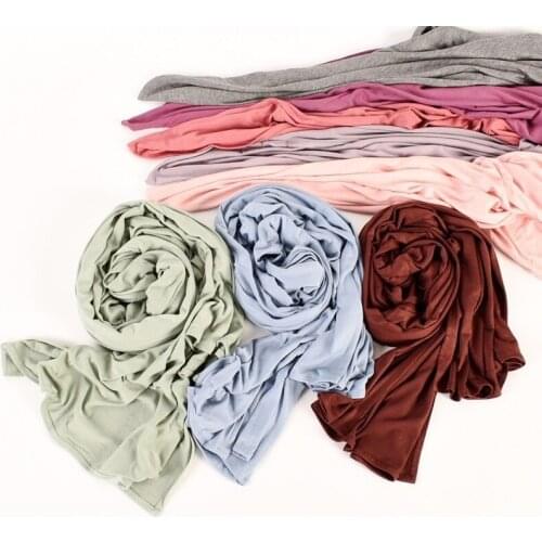 Pure Cotton Jersey Mercerized Cotton Beautiful Fashion Scarf Headscarf
