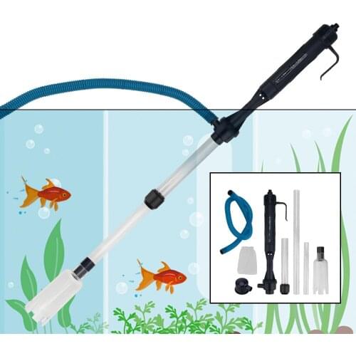 Vacuum Changing Water Aquarium Fish Tank Pipe Filters Tools Electric Water Change Pump Waste Remover Gravel Cleaner Tool