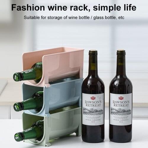 Refrigerator Organizer U-shaped Plastic Kitchen Rack Storage Shelf Can Beer Wine Bottle Holder Rack Fridge Organizer Shelves