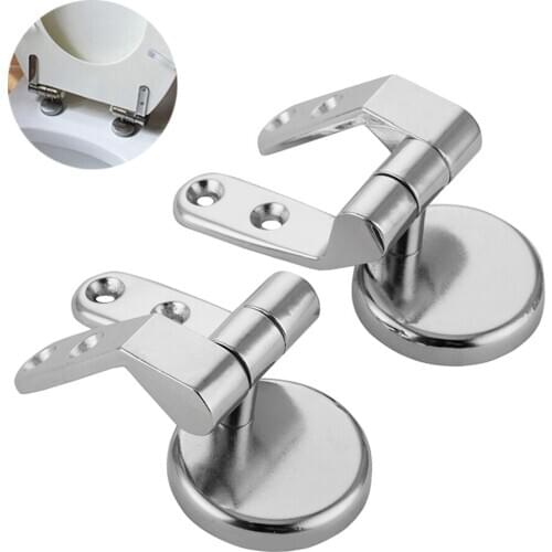 Universal Toilet Seat Hinges Stainless Steel Replacement Parts Toilet Cover Mounting Fittings Toilet Accessories For Bathroom