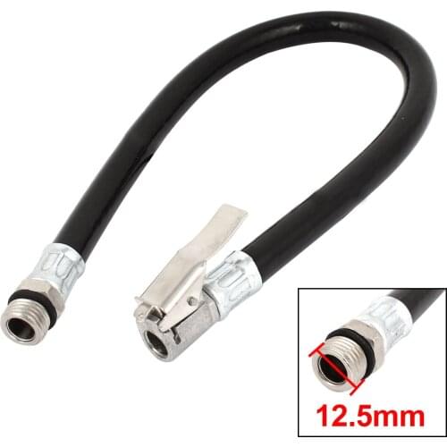 UXCELL Truck Car Rubber Air Hose Lock On Clip Tire Inflator Tool 13Mm Thread