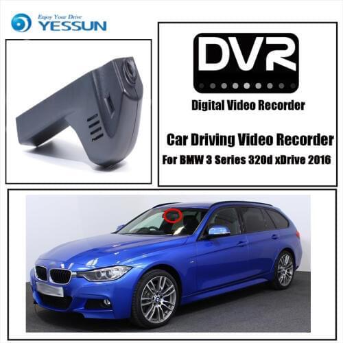 YESSUN for BMW 3 Series 320d xDrive 2016 Car Dvr Mini Wifi Camera Full HD 1080P Driving Recorder Car Dash Cam Video Recorder