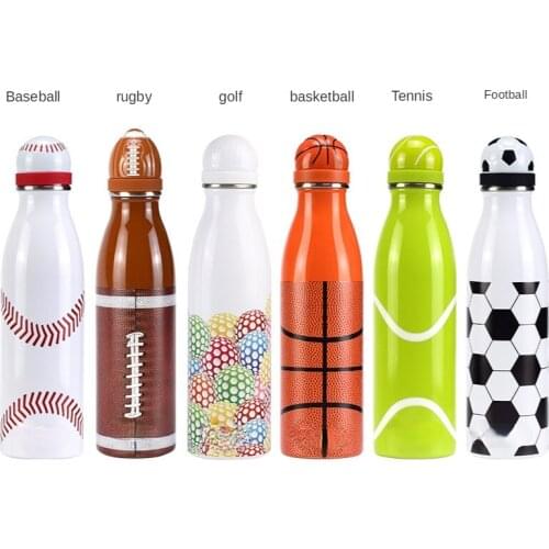 High-efficiency Vacuum Insulation Childrens Outdoor Sport Stainless Steel Vacuum Flask Student Youth Club Spherical Vacuum Flask