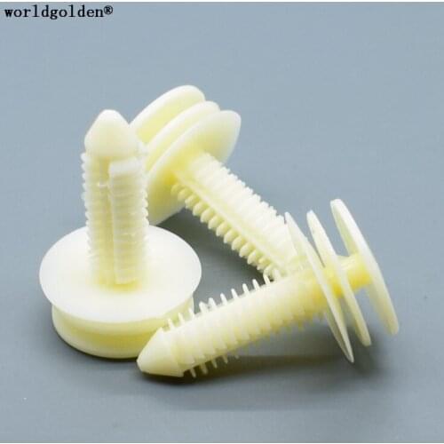 Worldgolden 100pcs auto fasteners Door Trim Panel Retainer for GM 1982-On 10153057