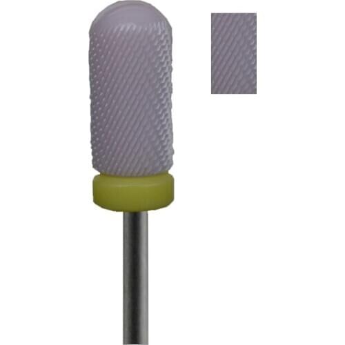 1pcs Pink Ceramic Nail Drill Bit - Smooth Top Bit -XF