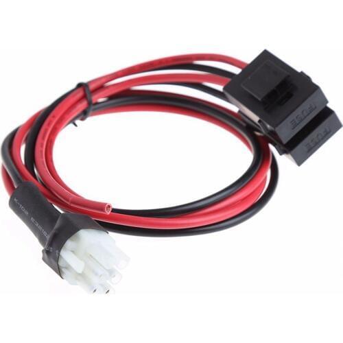 30A 1M Fuse 6 PIN Short Wave Power Supply Cord Cable For Yaesu FT-857D FT-897D