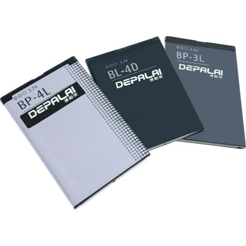 Phone Battery BP-4L BL-4D BP-3L For Nokia 710 510 603 610 N8 E5 E7 T7 E61 E63 E72 E52 E71 6650 4L BL 4D BP 3L Battery Li-ion