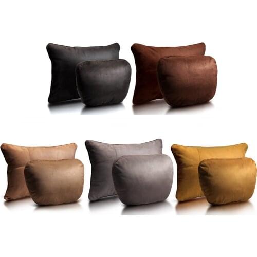 Car Auto Bone Shape Seat Head Neck Rest Headrest Protector Headrest Cushion For Cervical Support Pillow Cushion Rest Dropship