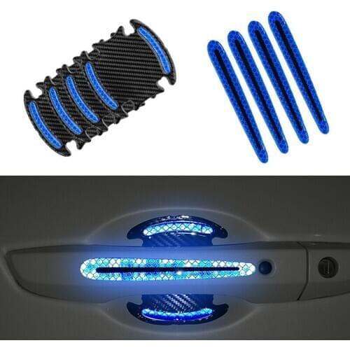 Car door handle door bowl Reflective Sticker Accessories for Mazda 2 3 5 6 CX5 CX7 CX9 Atenza Axela