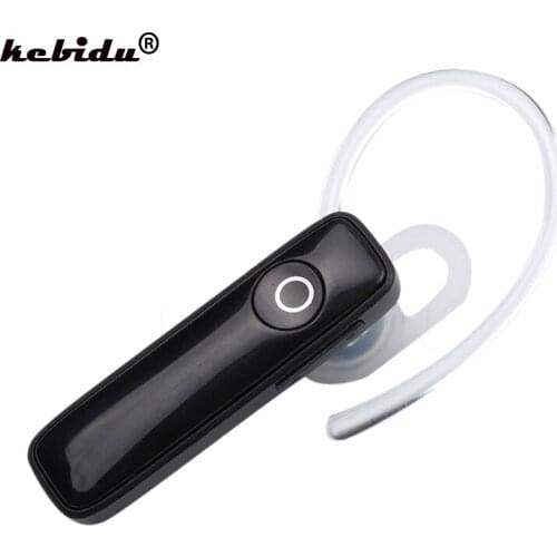 Kebidu Hand-free Mini Wireless Bluetooth Earphone Headset Headphones with Mic Music Play for iphone xiaomi All Mobile Phones