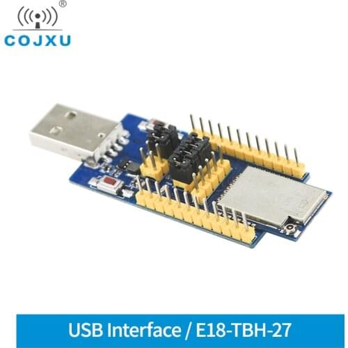 CH340G USB Interface 2.4GHz 27dBm UART Serial Port Test Board kits ZigBee Module cojxu E18-TBH-27