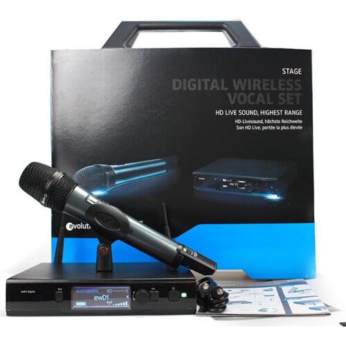 EWD1 EW D1 True Diversity digital wireless microphone system mic range with 300 meters FOR SENNEHSIER Wireless Microphone