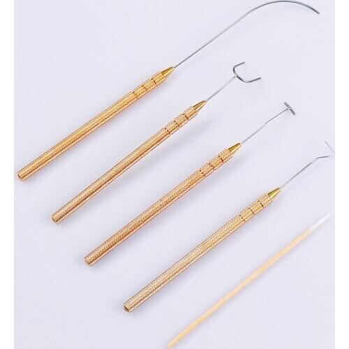 Double eyelid designer new material nano seamless double eyelid simulator triangle locator design cotton swab tip