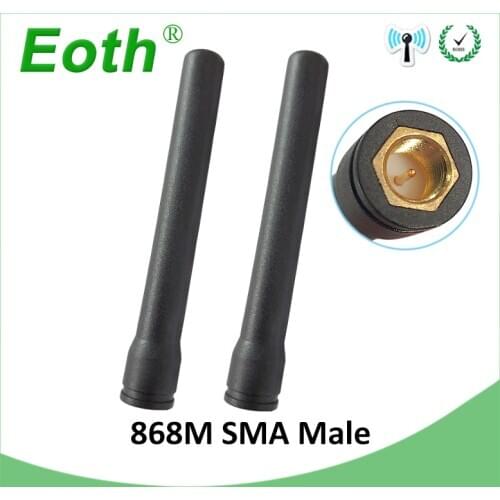 5pcs 868MHz 915MHz antenna 3dbi SMA Male straight antena GSM antenne 868 MHz 915 MHz antennas for gsm signal repeater Lorawan