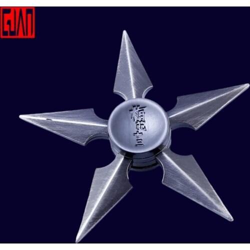 Alloy Sword Toy Animation Peripheral Finger Top Finger Tip Top Decompression Toy Ornaments Metal Crafts Not Edged