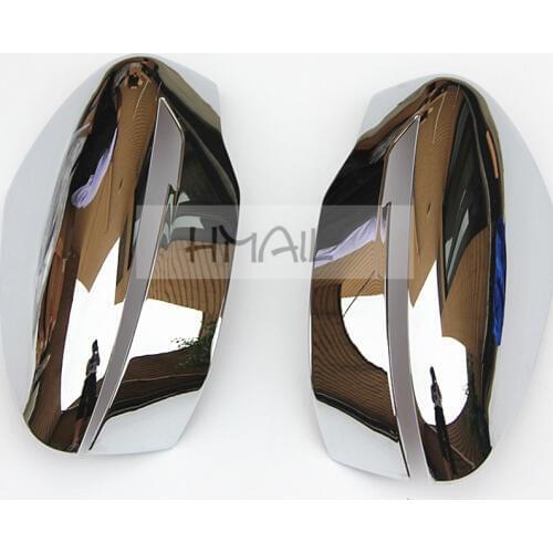 2PCS ABS Chrome Rearview mirror cover for NISSAN MURANO 2015 wing mirror Plastic electroplating Car-Styling Trim cover sticks