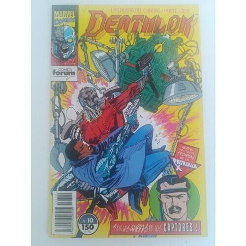 MARVEL, DEATHLOK half man half machine, N ° 10, ED. FORUM, year 1993, author DWAYNE MCDUFFIE, comic BOOK Spanish, TEBEO