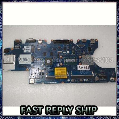 SHELI For Dell E5550 Motherboard with I5-4210U LA-A911P CN-0W6XR4 0W6XR4 W6XR4