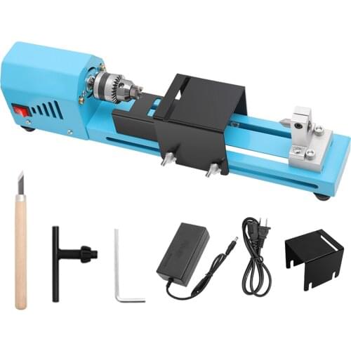 Mini DIY 150W Engraving Machine Wood Cutting Machine Lathe Bead Grinding Drill Polishing DIY Woodworking Tool Metal Saw Blade