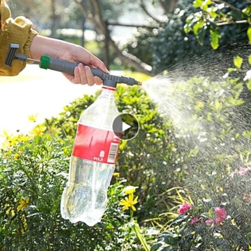 High Pressure Air Pump Manual Sprayer Watering Drink Bottle Agriculture Nozzle Plant Irrigation Adjustable Spray Garden Supplies