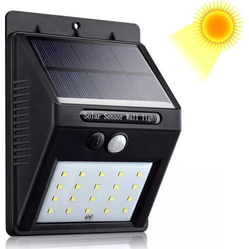 Solar Wall Outdoor Lights 20/30LED Solar Sensor Lights Home Outdoor Waterproof Security lamp Use Garden Outdoor Lawn