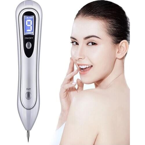 Newest Laser Plasma Pen Mole Removal Dark Spot Remover LCD Skin Care Point Pen Skin Wart Tag Tattoo Removal Tool Beauty Care