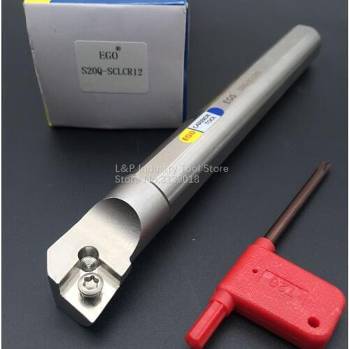 New EGO Anti-vibration 95 Angle Inner Bore S20Q-SCLCR12 S25R-SCLCR12 S32S-SCLCR12 Toolholder For Insert CCMT120404