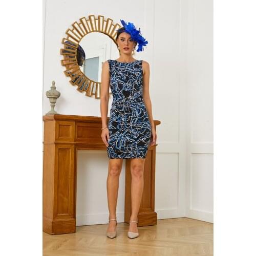 Kurti Wedding Guest Dresse Elegant Above Knee Mini Sleeveless Sheath Plus Size Mother of The Bride Dresses